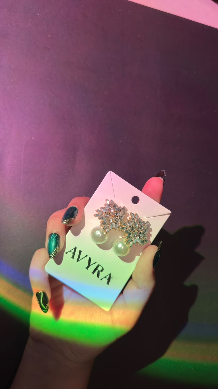 Pearl Blosson Earrings