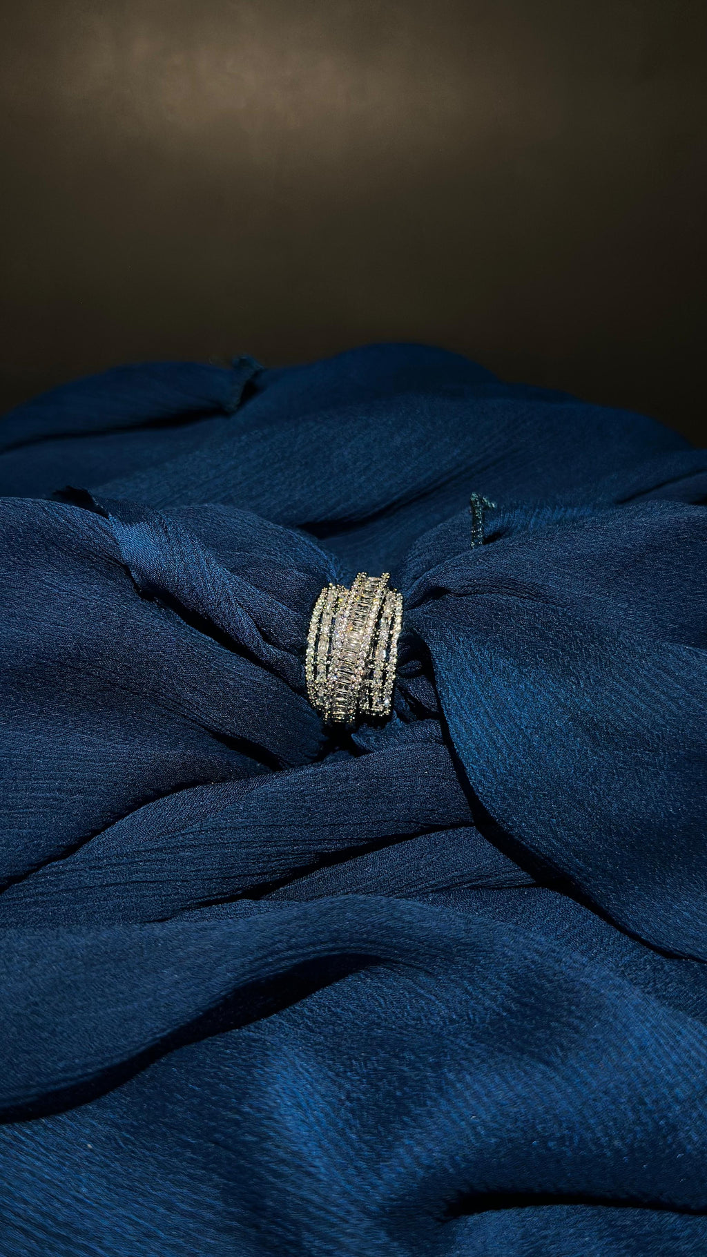 Luxe Silver Zircon Ring