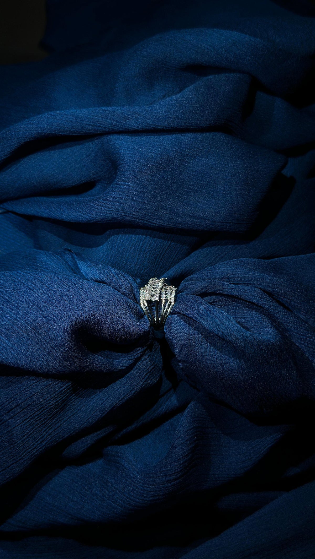 Luxe Silver Zircon Ring