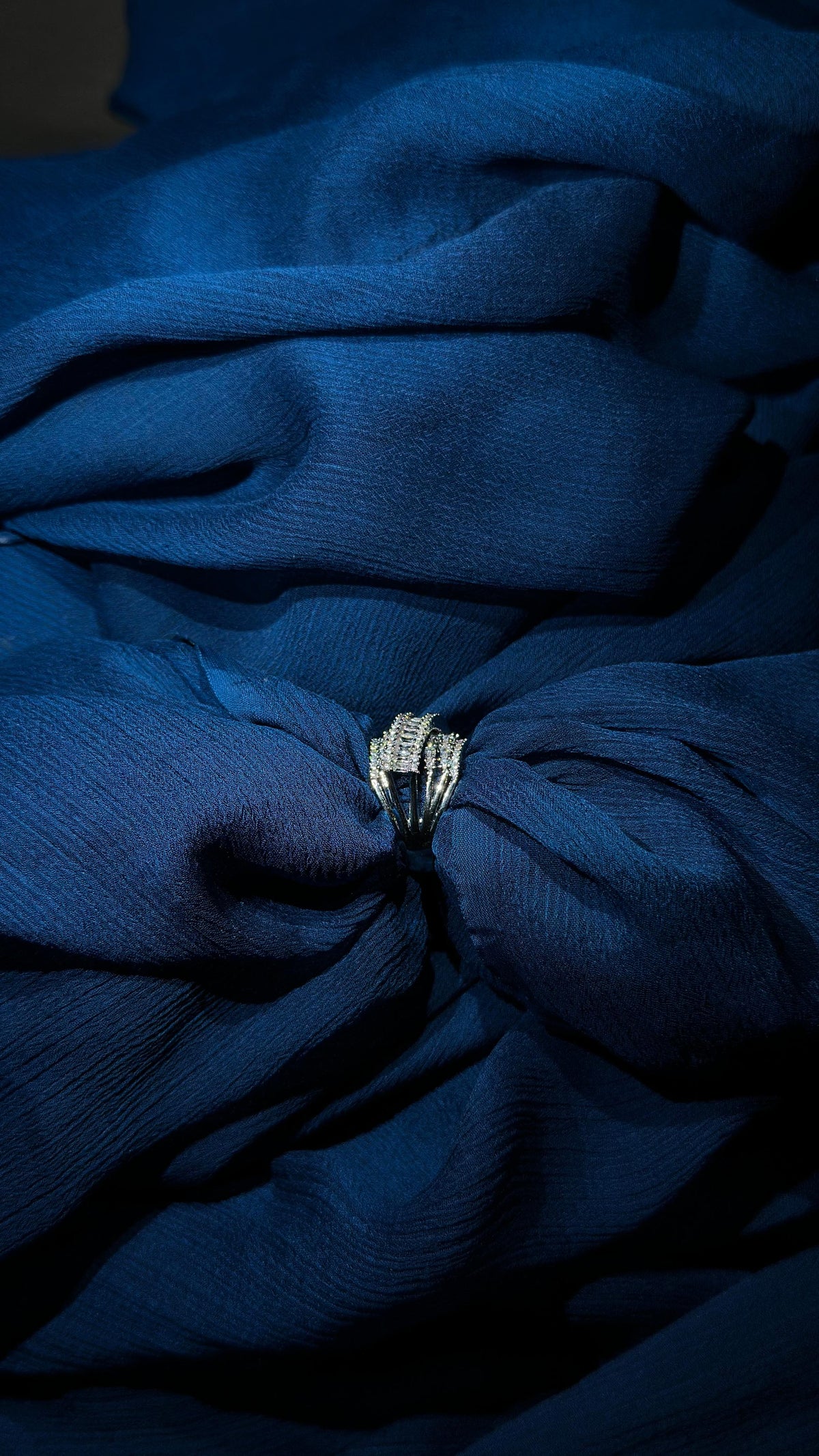 Luxe Silver Zircon Ring