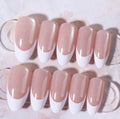 Premium Cat Eye French Almond Shaped Press-On Nails